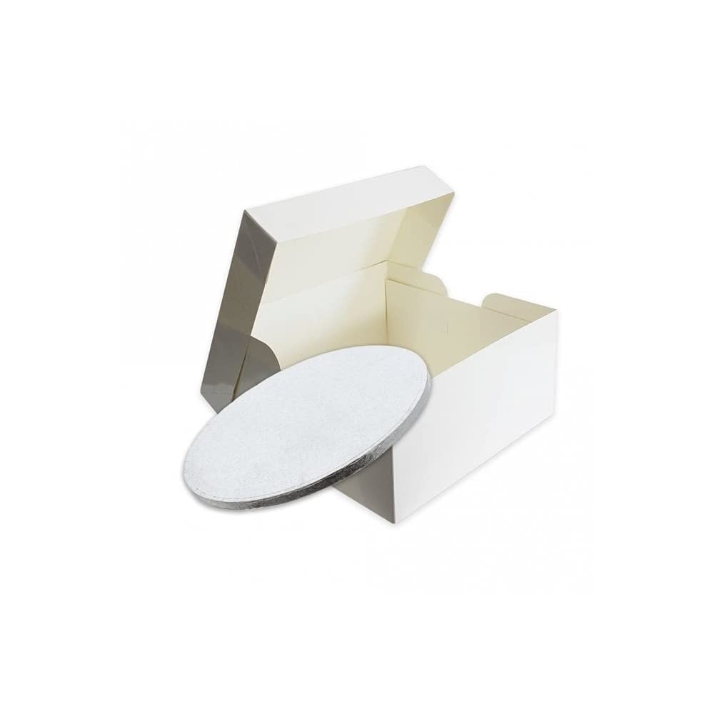White Cake Drums Round 8 Inch Cake Boards With 1/2-Inch - View #8