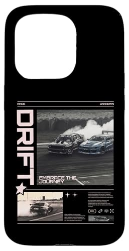 Voiture de Course Japonaise JDM Tokyo Japon Drift Coque pour iPhone 15 Pro