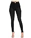 Produktbild JYONE Jeans Damen, Skinny Jeans Damen High Waist Slim Leggings Röhrenjeans Bleistifthose Bleistift Hose-Schwarz-S