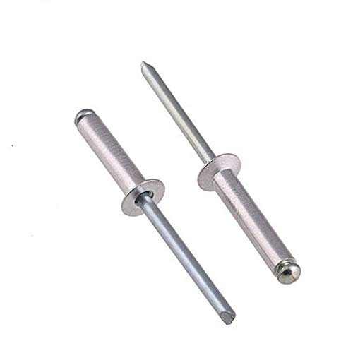 M2 M3 M4 M5 M6 M8 rivets solides en aluminium frapper rivet à tête plate GB109-8mm-M8 5 pièces