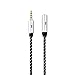 Cable Matters 2-Pack Headset Extension Cable - 10ft, TRRS with Mic Support, 3.5mm Extension Cable, Gaming Headset Extended Cord, Black