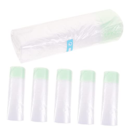 Anneome Travel Urinal Bag 100 Pcs/5 Rolls Disposable Cleaning Pouch Portable Potty Bag for Boys and Girls Training