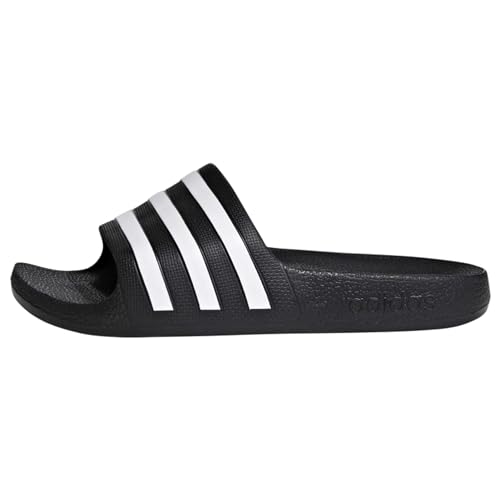 adidas Adilette Aqua, Unisex-Flip-Flops – Kinder und Jugendliche, Core Black Ftwr White Core Black, 38 EU