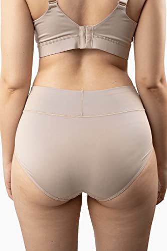 Ollie Gray Post Partum Recovery Hipster - Womens Underwear High Waisted Underwear Shaping Postpartum Underwear For Women Hipster Panties For Women Postpartum Essentials Women's Underwear (Medium, Beige) #TOP3