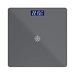 Cult Active body Weighing scale, LCD display, Weight Machine, 180 Kg, Batteries included, Tempered Glass Platform, Ideal for Home Use, Grey.