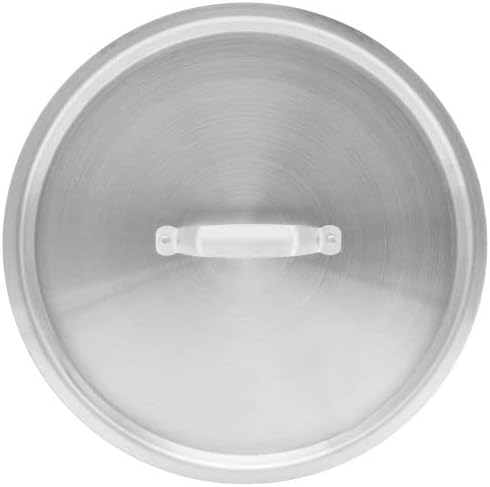 100 Qt Aluminum Stock Pot Lid Height 1.8mm Thickness- Multipurpose Pot Cover Cookware for Pasta Soup Large Stockpot Lid Stew Simmering Suitable for Preparation in Restaurants and Home Kitchens