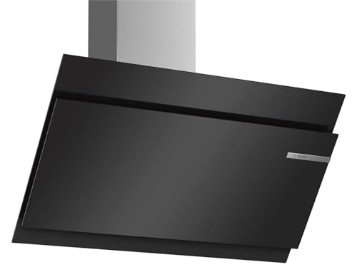 Bosch DWK97JM60 - Campana decorativa de pared, Acero Inoxidable, Serie 6 (90 cm), Negro