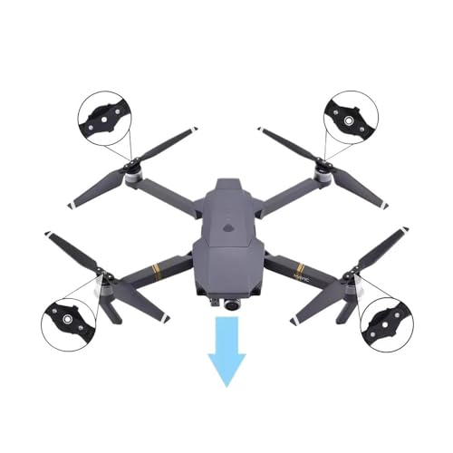 Hélices drone pro 8330 8331 rotation CW CCW accessoires blancs