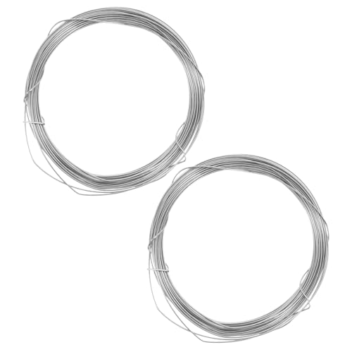Homoyoyo 2pcs Stainless Cutting Wire Tool for Precision Clay Sculpting Meters Bendable Wire for Easy Maintenance and Efficient Crafting for All Skill Levels