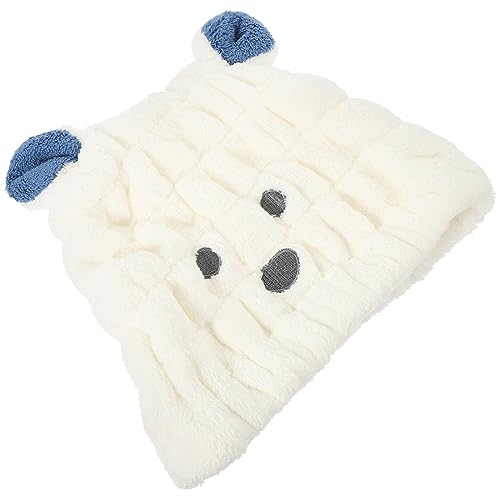 PartyKindom Boys and Girls Hair Towel Wrap for Girls Cartoon Pattern Soft Fleece Hair Drying Cap Easy to Wear Travel Size