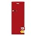 Amica KSR 364 150 R Retro Kühlschrank/Rot /218 L/Gemüseschublade/LED-Beleu...