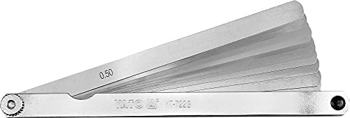 Feeler Gauge 14 Leaf 200 mm 0.05 â“ 1.5 mm