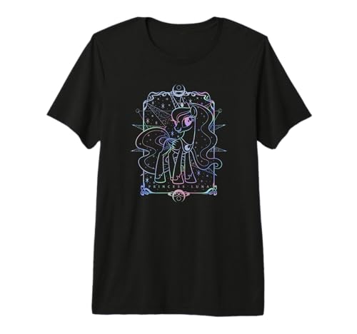T-shirt My Little Pony Princess Luna cadeau anniversaire original carte tarot