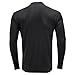 Mens Long Sleeve Pullover Sweaters Fashion Casual Vintage Button-Up Knit Shirt Classic Basic Solid Color Tees (X-Large,Black)
