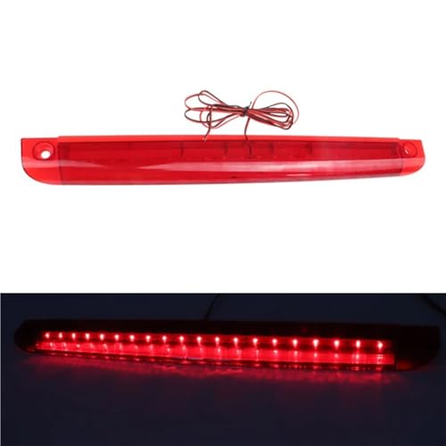 Troisième feux freinage universel rouge 12V pour voitures et motos