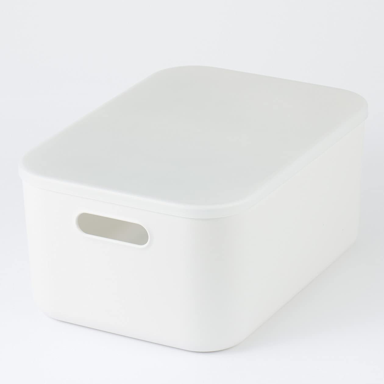 ???? Muji 38749479 Soft Polyethylene Case, White, Medium, Approx. Width 10.0 x Depth 14.2 x Height 6.3 inches (25.5 x 36 x 16 cm)