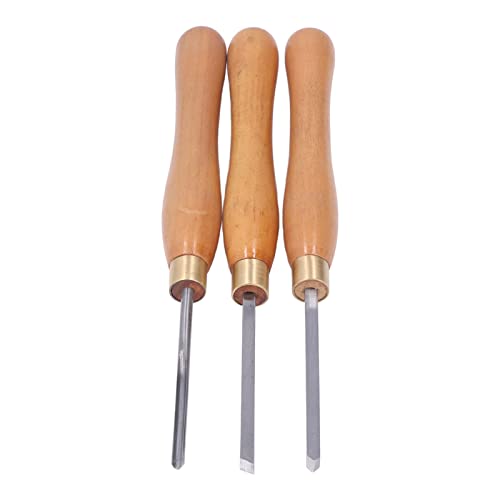 Cincel para Torno de Madera con Mango de Haya y Punta de Acero miniatura 2