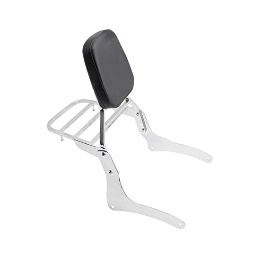 Backrest Sissy Bar + Luggage Rack Pad for Kawasaki Vulcan 900 VN900 1996-2018