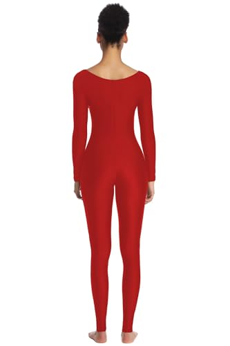 Image of Women's Long Sleeve Unitard Dance Costume Spandex Full Body Suits