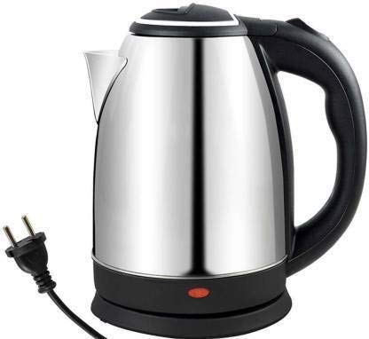 Mopik Stainless Steel Scarlett Electric Kettle with Auto Shut Off Multipurpose 2 Liter Cattle Electric with Handle Hot Water Tea Coffee Maker Water Boiler, Boiling Milk