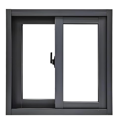 Shed Windows with Tempered Glass and Fiberglass Screen, Aluminum Basement Small Sliding Window...