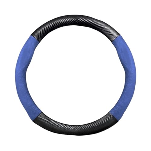 ƌ݊ Volvo XC40 XC60 XC70 XC90 S60 S90 V40 V60 V90 S40 ΉA38cm ԗpXeAOzC[Jo[ ~߃ANZT[(Carbon Fiber Blue)