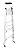 Rubbermaid 5.5 ft. Step Ladder, Aluminum Lightweight with Project Top, Silver, Tested to US Safety Standards, No Assembly Required