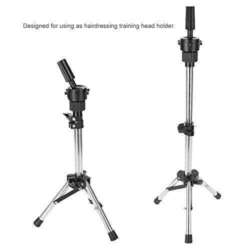 Dioche Wig Stand Tripod Mannequin Head Stand, Adjustable Wig Head Stand, Wig Mannequin Head Holder - Image 4