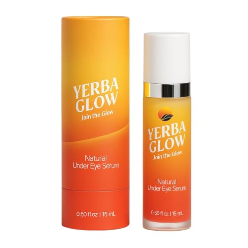 Dark Circle Eye Treatment - Yerba Glow Caffeine Eye Cream for Puf...