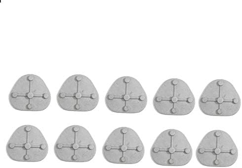 10 DENTAL OBLONG ARTICULATING METAL MOUNTING PLATES BIOART A7 PLUS ARTICULATOR