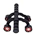 predolo 4 Wheel Abdominal Roller Workout Equipment, Portable Abdominal Fitness Exercise Machine, Ab Machine for Men Women Home Gym