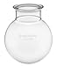 Chemglass CG-1932-02 Series CG-1932 Spherical Reaction Vessel with 100 mm Schott O-Ring Flange, 185 mm OD, 225 mm Height, 3000 mL Capacity