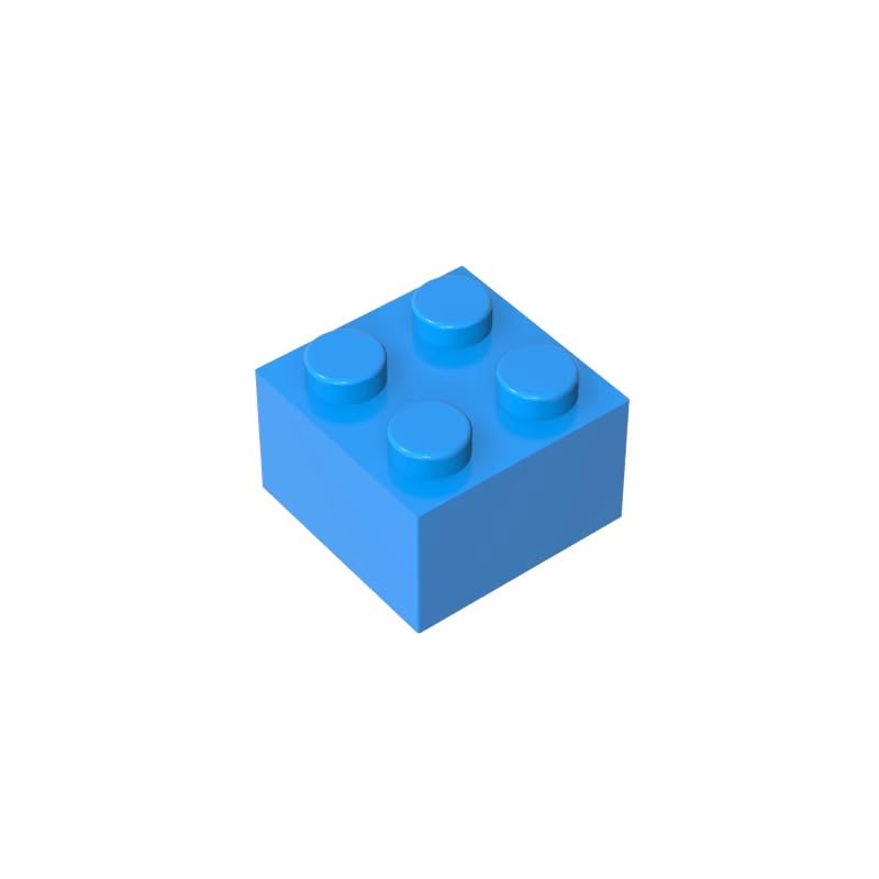 XYEIUGO 3003 Basic Bricks Brick 2x2, Dark Azure, 50 PCS — image 1