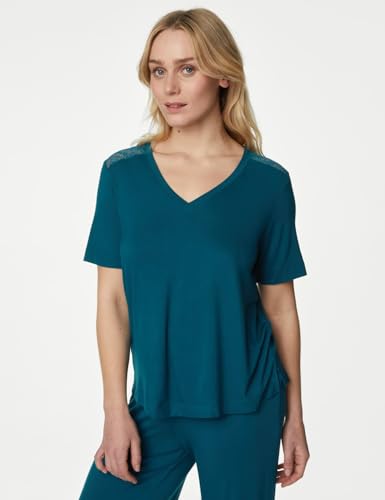 Image of Marks & Spencer Women's Pyjama Regular Fit Top