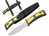 SZCO 9' YELLOW DIVER'S KNIFE