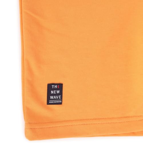 Image of Alan Jones Clothing Boys Casual Bermuda Shorts | Placement Print | French Terry | Regular Fit | Drawstring Closure | Age 5-16 Years | Lounge & Casual Wear