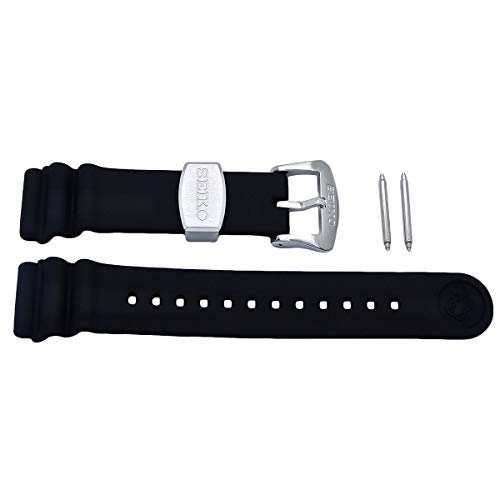 Seiko 22 mm Black Resin Diver Strap for Series SRP773/775/777/779
