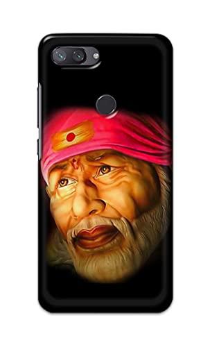 Image of PRINTFIDAA Sai Baba Lord Shiridi Great God Hinduism Religious Hard Back Cover for Mi 8 Lite /Mi 8 Youth /Mi 8X Back Cover -(P6) KAT1002