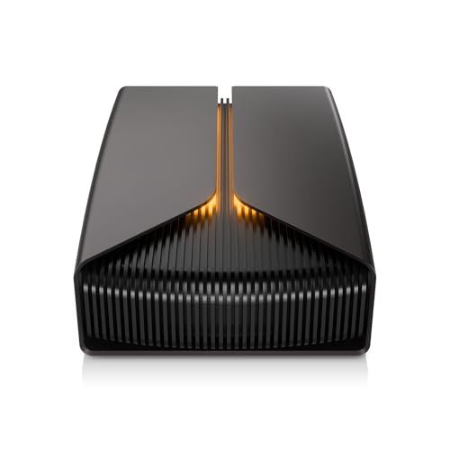 Seagate FireCuda X Vault de 20TB Unidad de Disco Duro Externa, USB-C, iluminación RGB, Certificado para Xbox en PC, Incluye un Mes de Xbox Ultimate Game Pass, Data Rescue Services (STNL20000400)