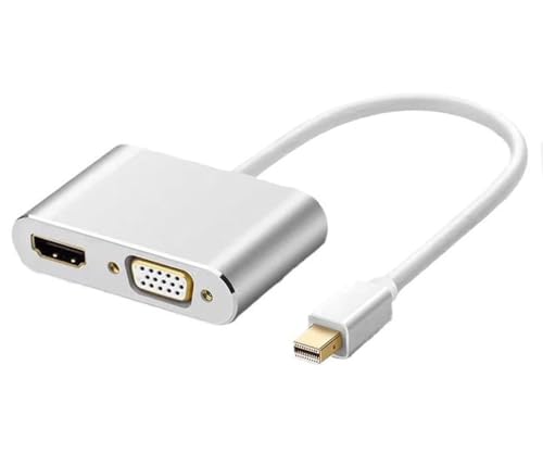 Adaptateur Mini DisplayPort vers HDMI VGA 1080p double sortie