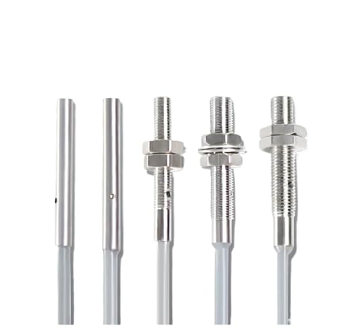 SHIHUANI 1pcs Proximity Sensor Switch Small Size M4 M5 M6 1mm Stainless Steel Inductive LJ4A3 LJ5A3 LJ6A3 Automation Sensing for Metal(M3 Smooth Tube,PNP NC)