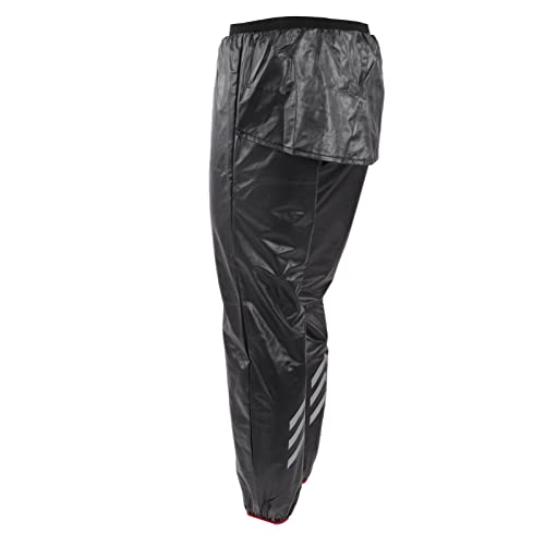 Waterproof Rain Over Pants, Rainproof Reflective Packable Windproof Trousers for Labor Outdoor Cycling Sports (L)