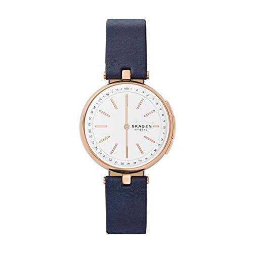 Preisvergleich Produktbild Skagen Damen-Smartwatch mit Leder Armband SKT1412