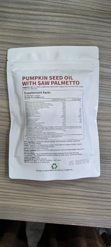 Image of VivoNu Pumpkin Seed Oil with Saw Palmetto Capsules