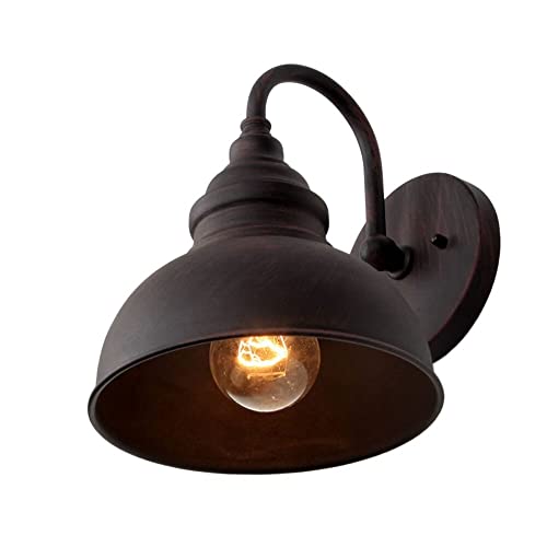 Lanterne extérieur étanche en aluminium luminaire mural industriel 1-Light pour façade