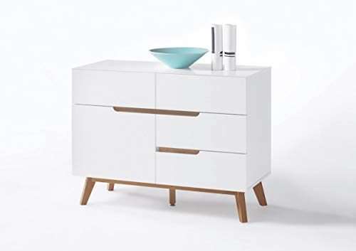 Newfurn Sideboard Kommode Skandinavisch Anrichte Highboard Mehrzweckschrank...