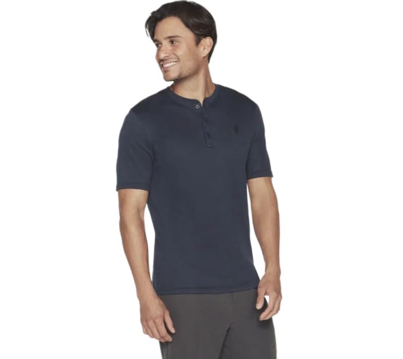 Henley Skechers Goknit Pique respirant et doux pour homme actif