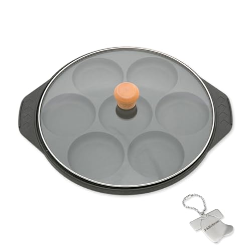J-kitchens Pancake Pan for Gas Fire, Fluorine Resin Processing, Made in Japan, With Original Tag