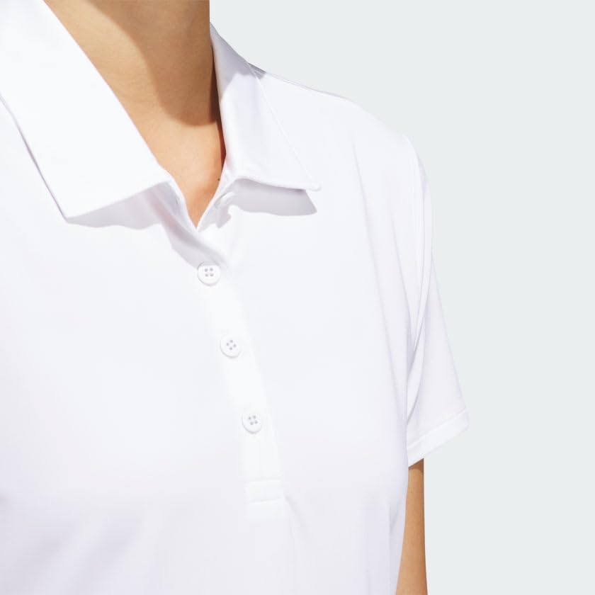 Adidas Womens Ultimate365 Solid Polo Shirt - Image 5