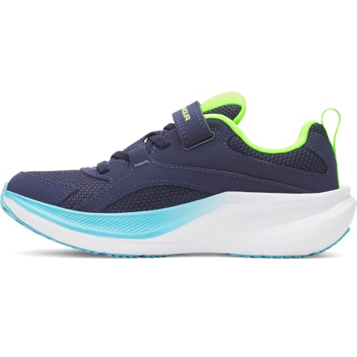 Under Armour Boys Pre School Charged Assert 11 Alternate Closure (410) Midnight Navy/Blue Blur/Hyper Green 13.5K US